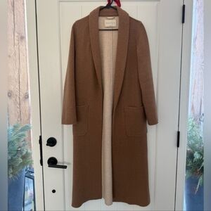 Aritzia Babaton wool car coat size M EUC Brown